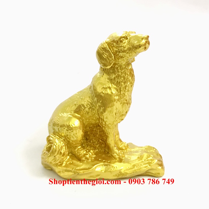 Tượng Con Chó Vàng  -  SP005238 